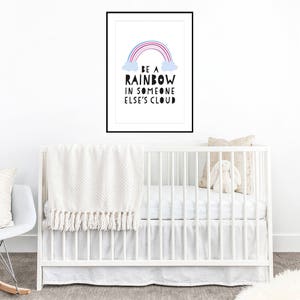 nursery prints, nursery printable, monochrome nursery printable, girls nursery prints, nursery printable art, downloadable prints, digital image 3