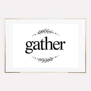 Gather Printable, Gather Print - Etsy