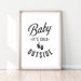 Baby Its Cold Outside Printable Christmas Wall Art Printable - Etsy