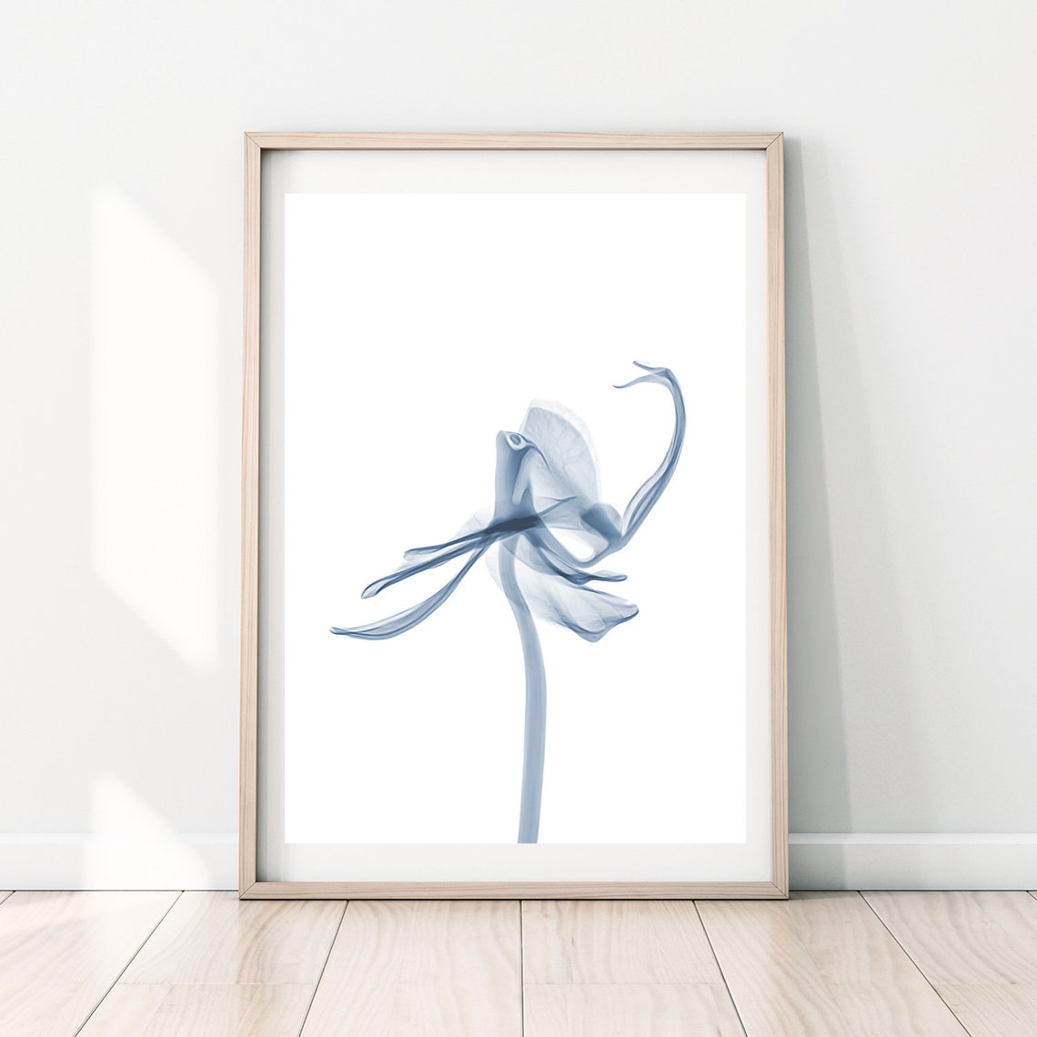 Navy blue printable wall art set of 3 printable art Etsy