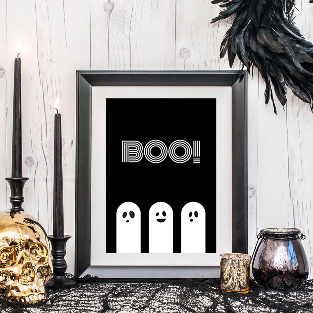Halloween Printables Halloween Posters Happy Halloween Wall - Etsy
