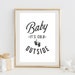 Baby Its Cold Outside Printable Christmas Wall Art Printable - Etsy