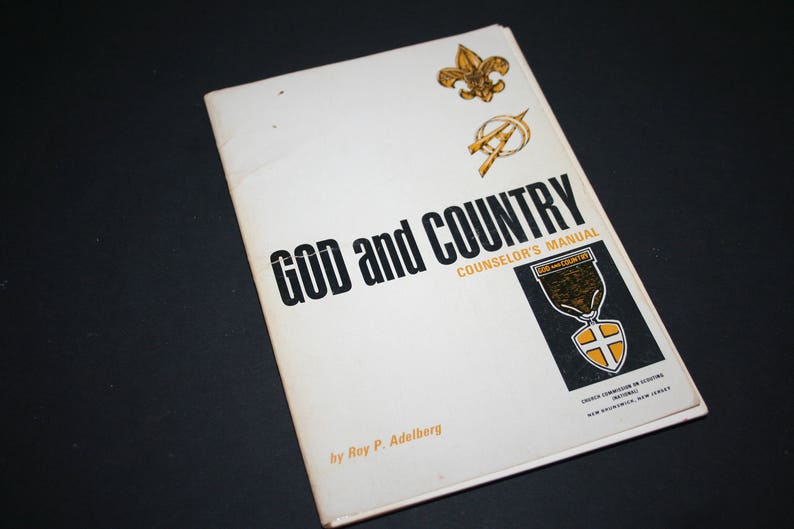 Boy Scouts God and Country Counselor's Manual Used Etsy