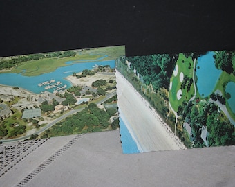 Vintage Post Cards, Pair of Hilton Head Post Cards, South Carolina Post Cards, Paper Travel Ephemera, Souvenir Beach Post Cards