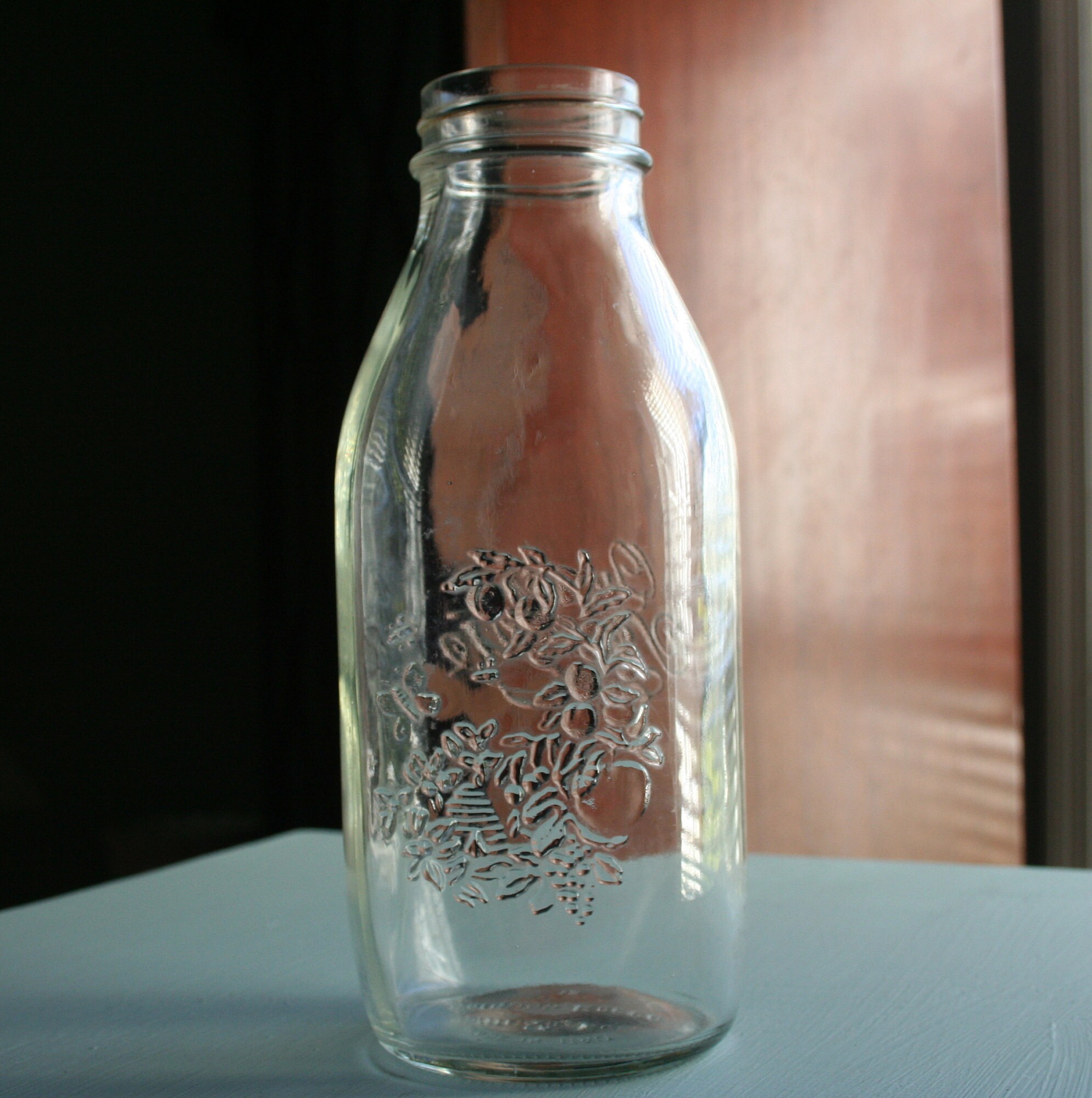 Vintage Glass Canning Bottle Quattro Stagionie Made in Italy Etsy
