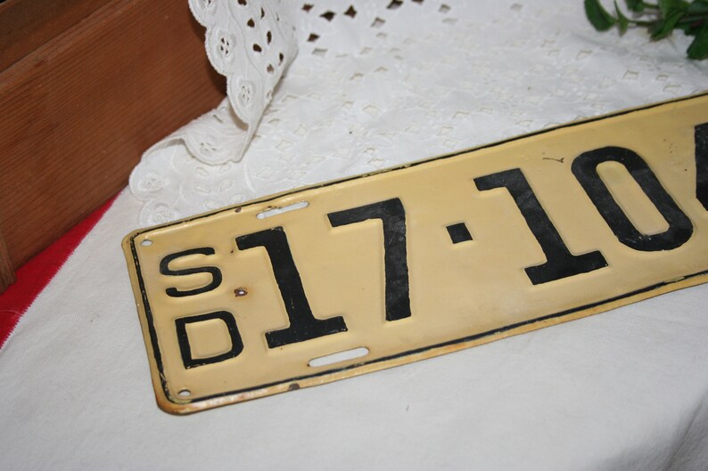 1930 South Dakota License Plate Vintage License Plate - Etsy