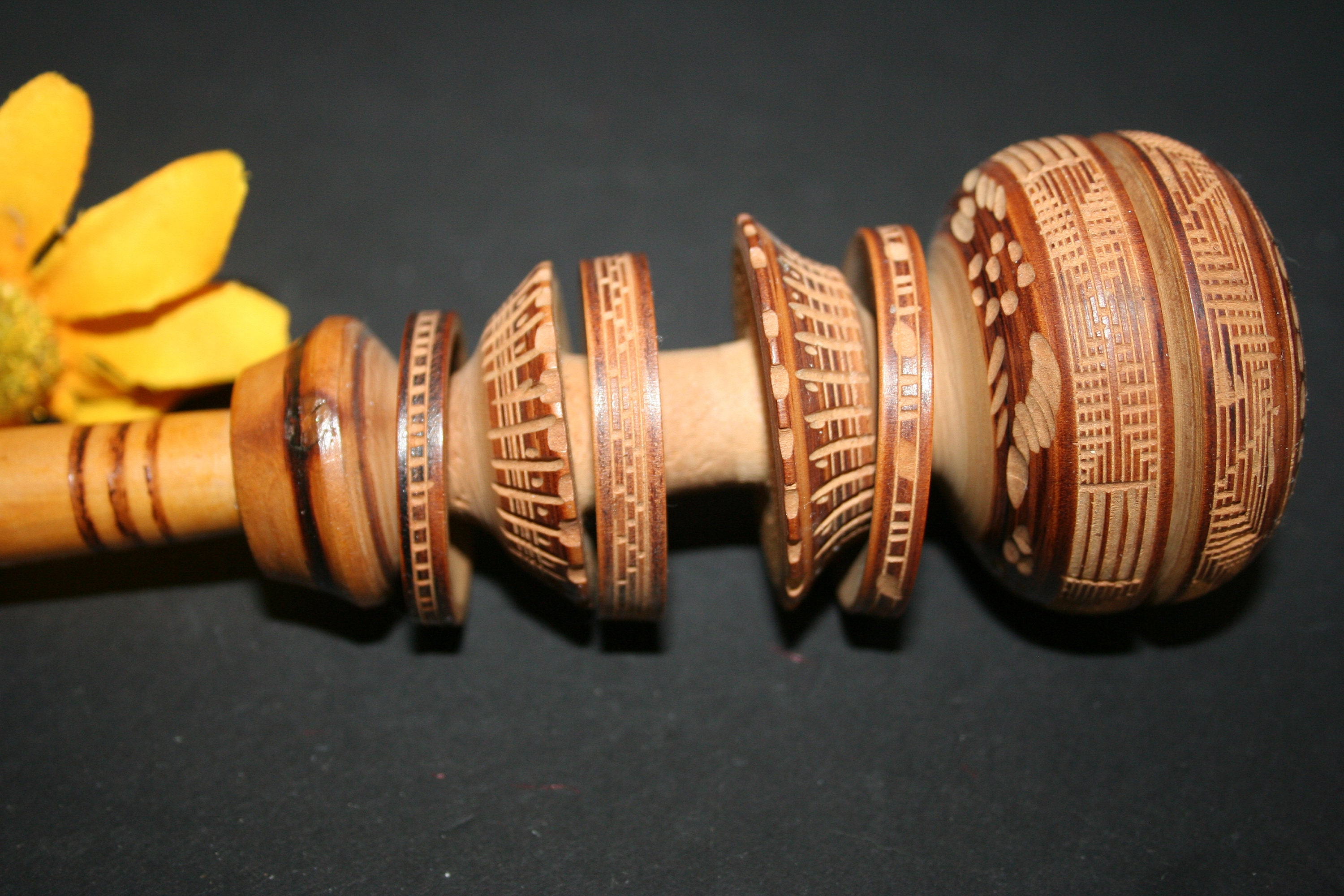 Hand Carved Wood Dance Rattle Tribal Dance Rattle Dance Etsy