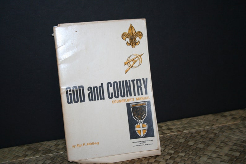 Boy Scouts God and Country Counselor's Manual Used Etsy