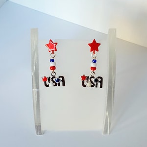Patriotic USA Earrings