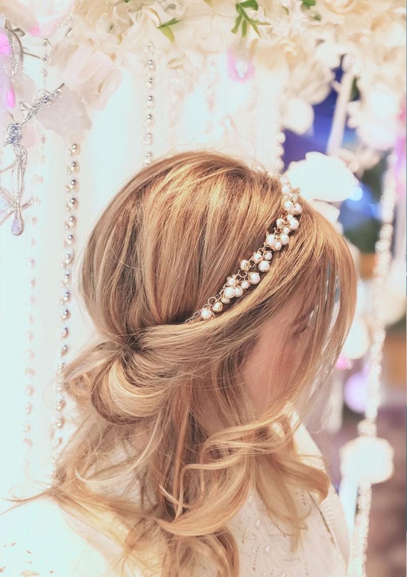 ⭐︎ Pearl Headband - Head Jewel - Wedding Jewel Tiara - Hair