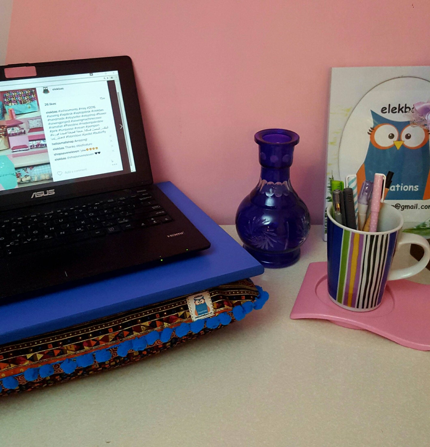 Fancy Lap desk lapdesk cushion tray laptop desk lap desk Etsy