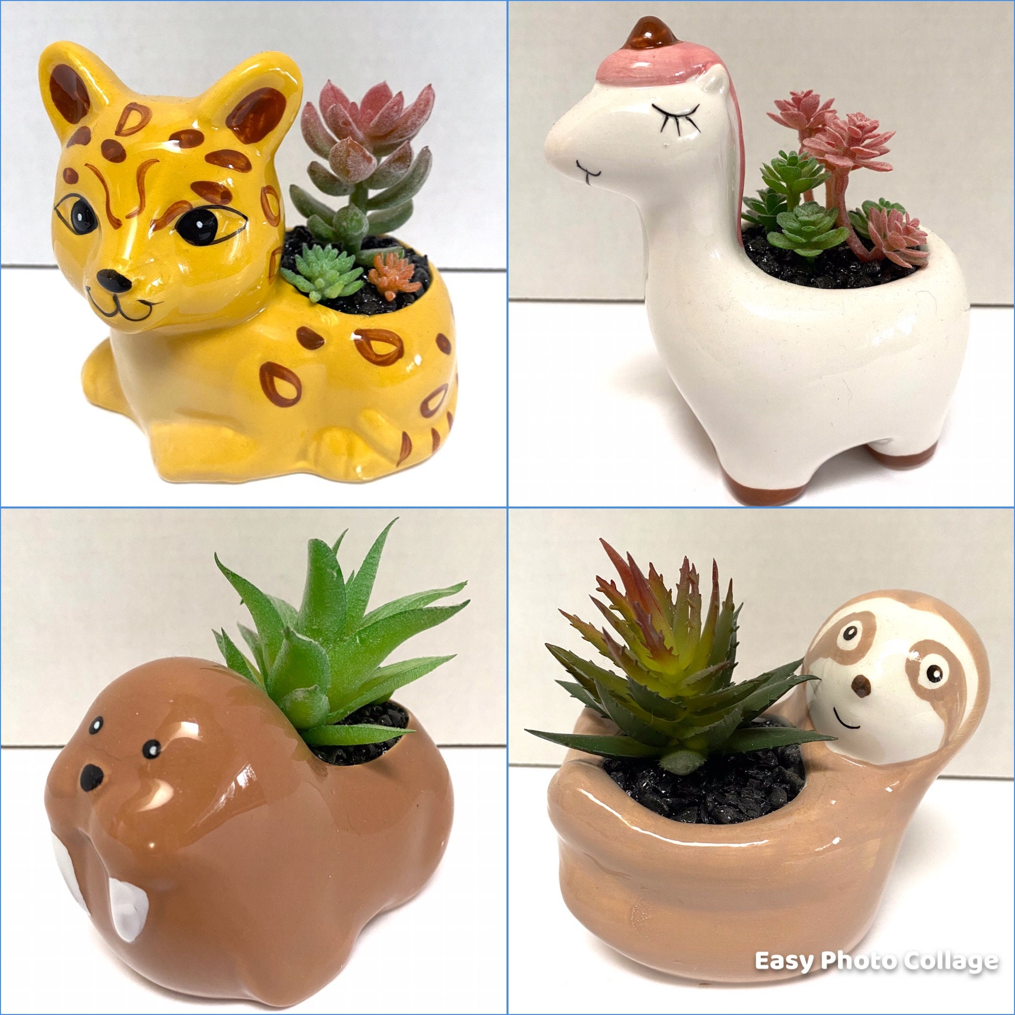 Animal Planter - Etsy Animal Planter - Etsy