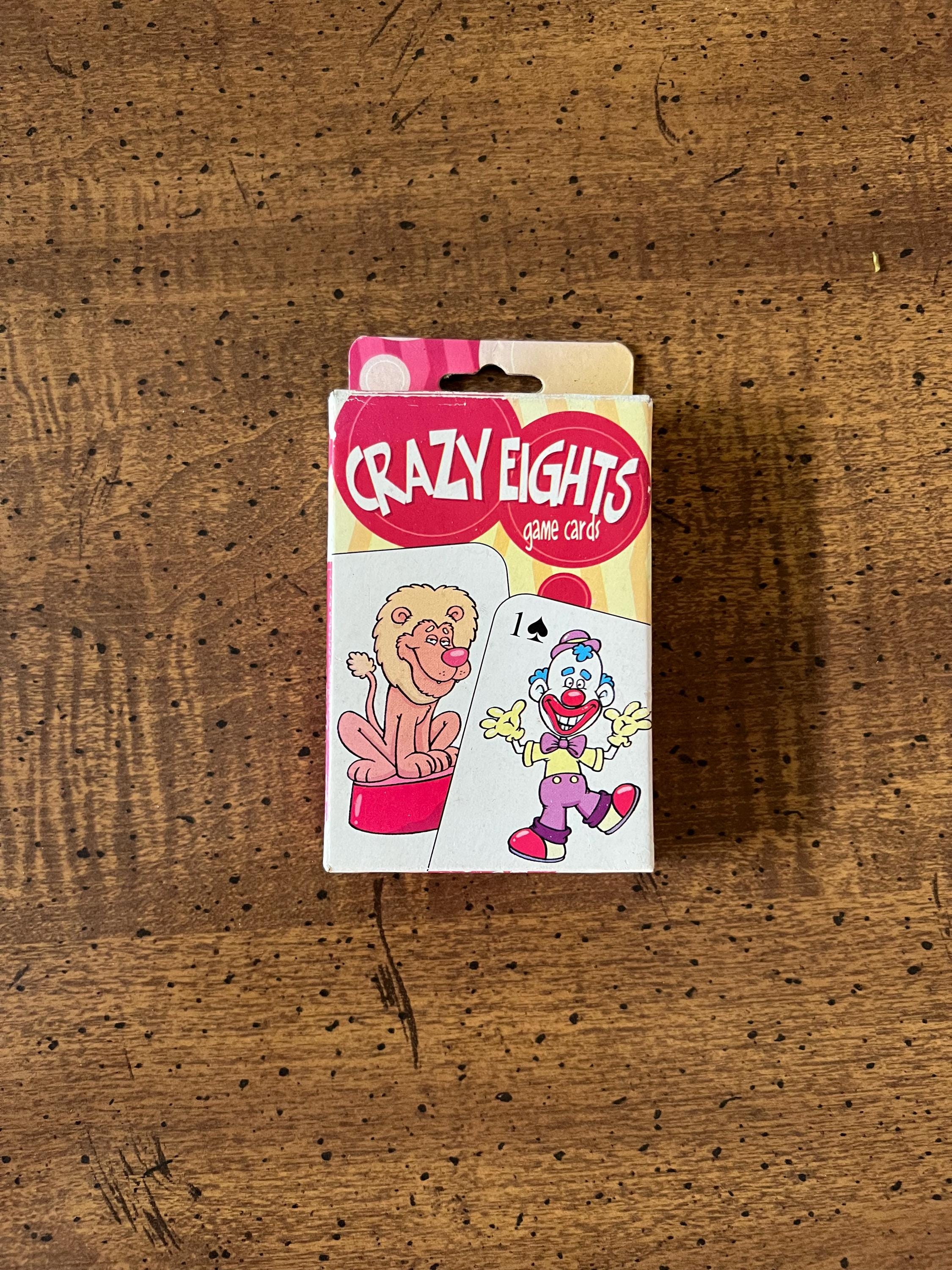 Crazy Eights Card Game 2002 Bendon Publishing Ashland Ohio Vintage