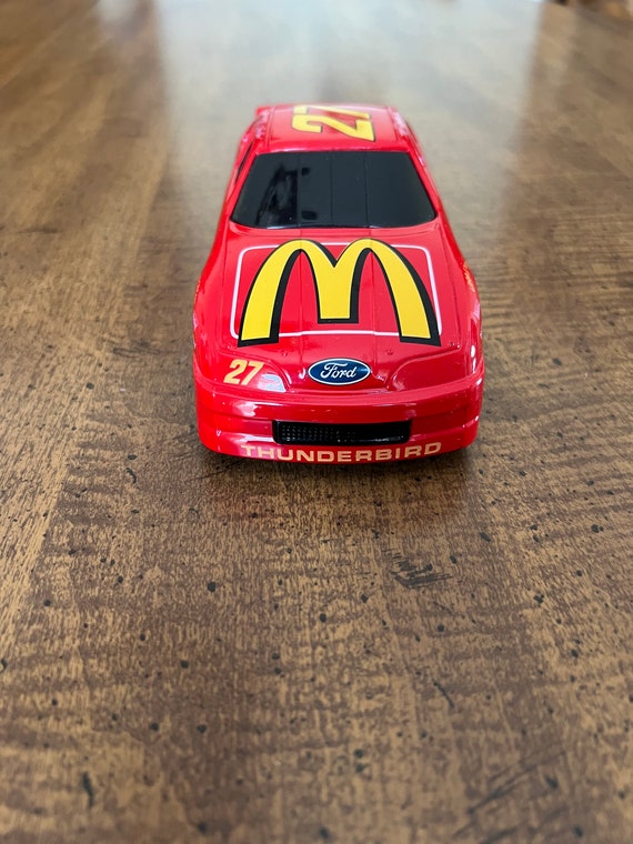 Ford Thunderbird Nascar 27 Metal Diecast Racecar Coin Bank