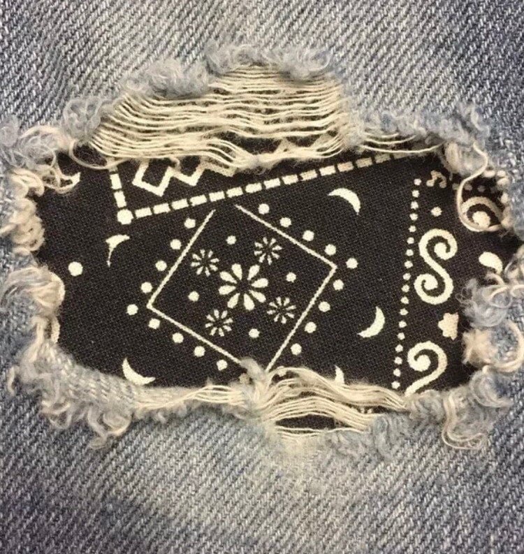Pretty Cottage Patch, Iron on Patch for Denim, Patches for Jeans, Easy to  Apply Patch, Jean Repair, Fabric Patches, Handmade, Washable 