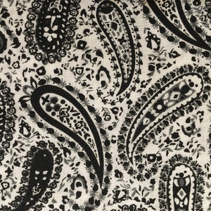 Black and White Perfect Paisley peek a Boo Jean Patches Super Strong ...