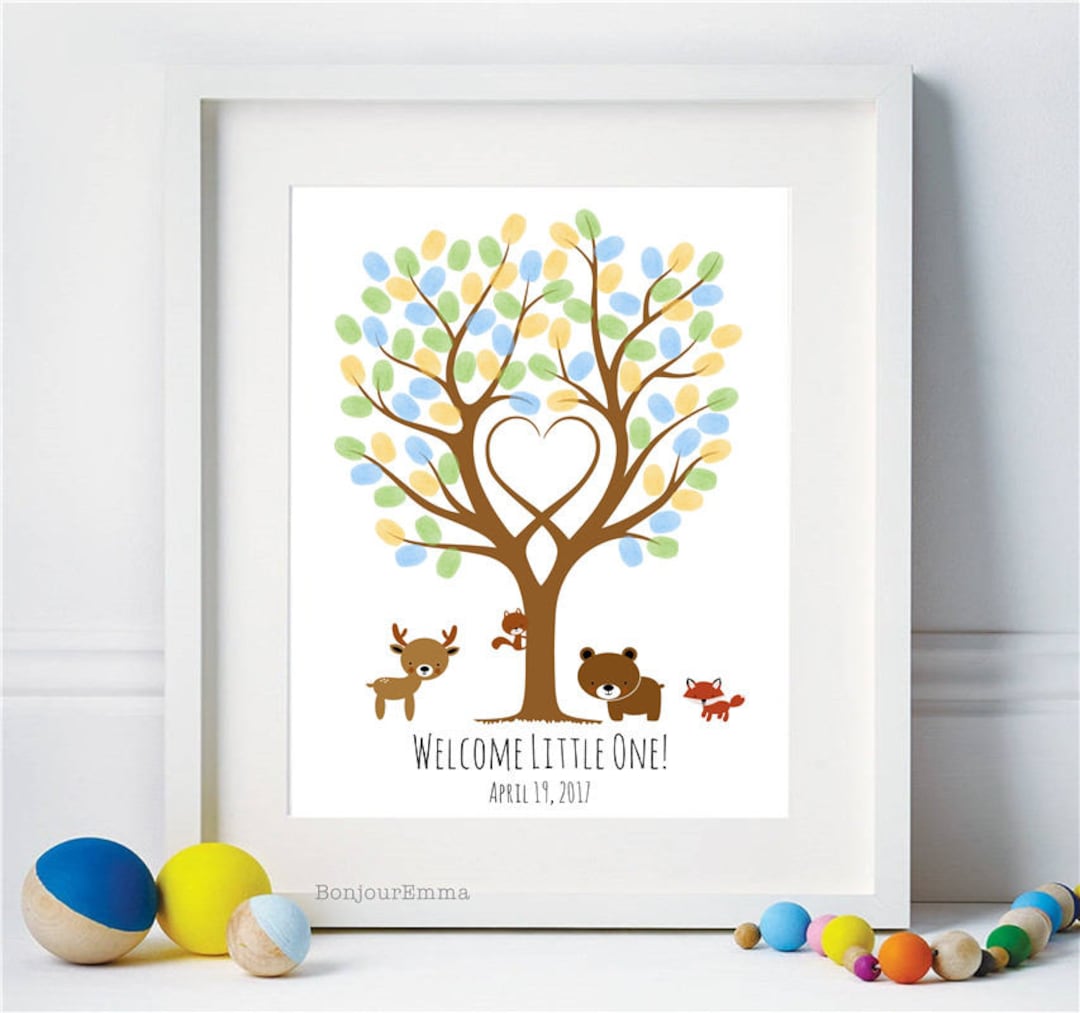 Printable Thumb Print Deer