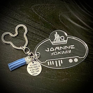 Galaxy&#39;s Edge Cast Member Inspired Acrylic Key Chain