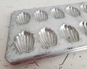 Old French Madeleine cookie molds