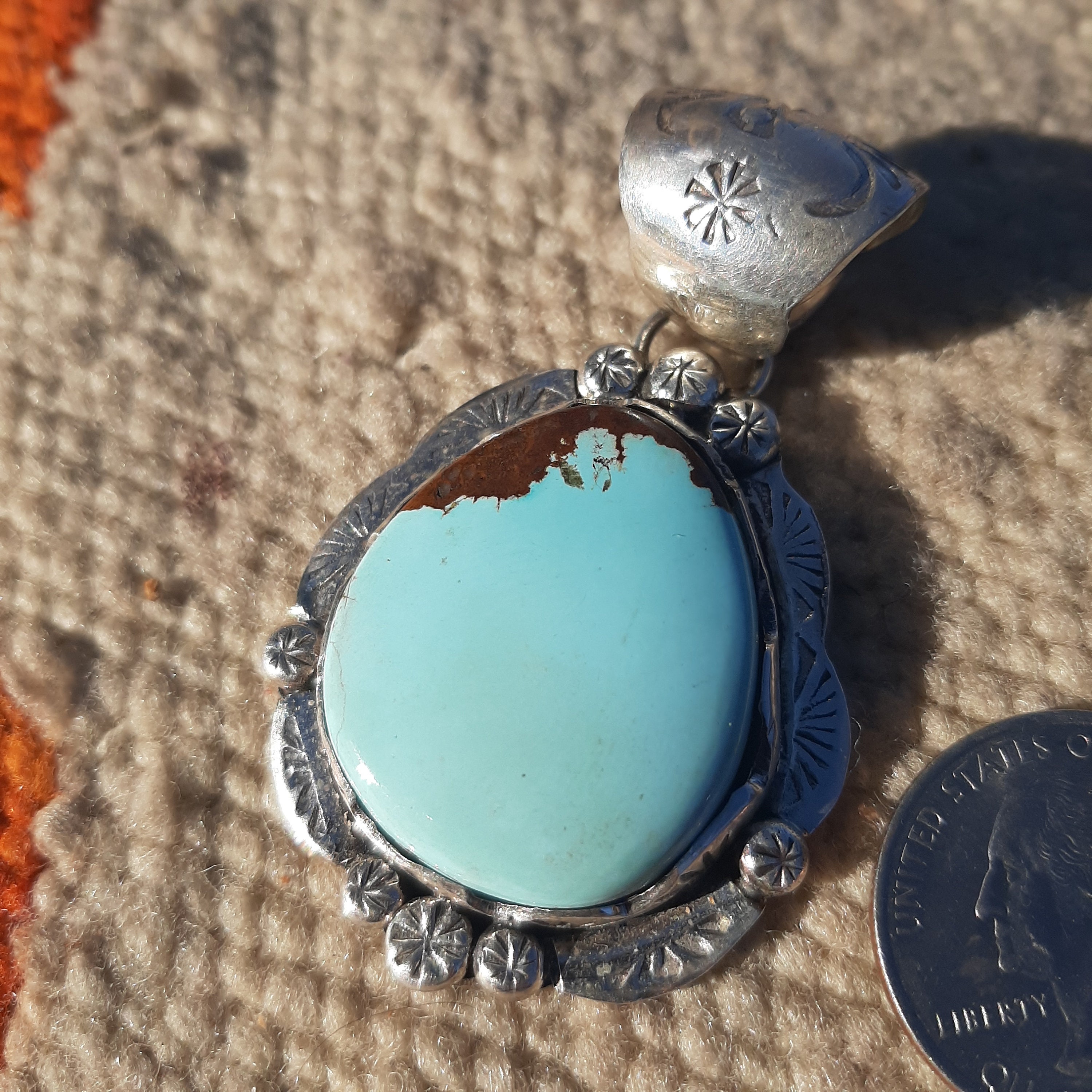 Heavy 116 Gram Scorpion Native American Navajo Turquoise Sterling Silver Bracelet Heavy 116 Gram Scorpion Native American Navajo Turquoise Sterling Silver Bracelet