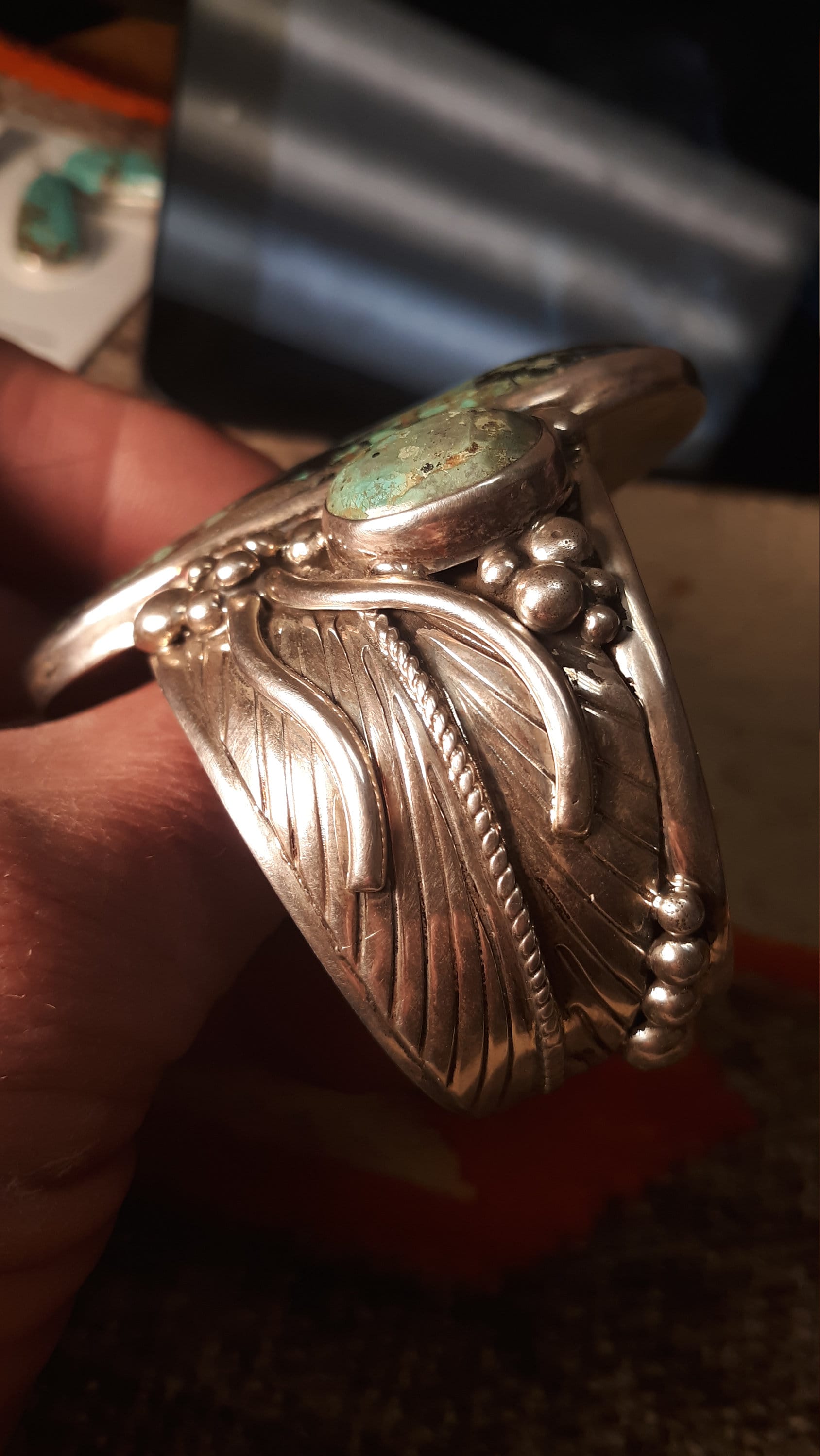 Collar Barroco Enorme De Turquesa Azul Para Mujer, Joyería