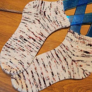 Winged Things Series - Cardinals in Winter, Hand Dyed Speckled Yarn image 9
