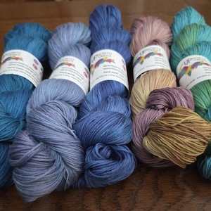 Snow Dyed Cotton Yarn – 100% Pima Cotton Fingering