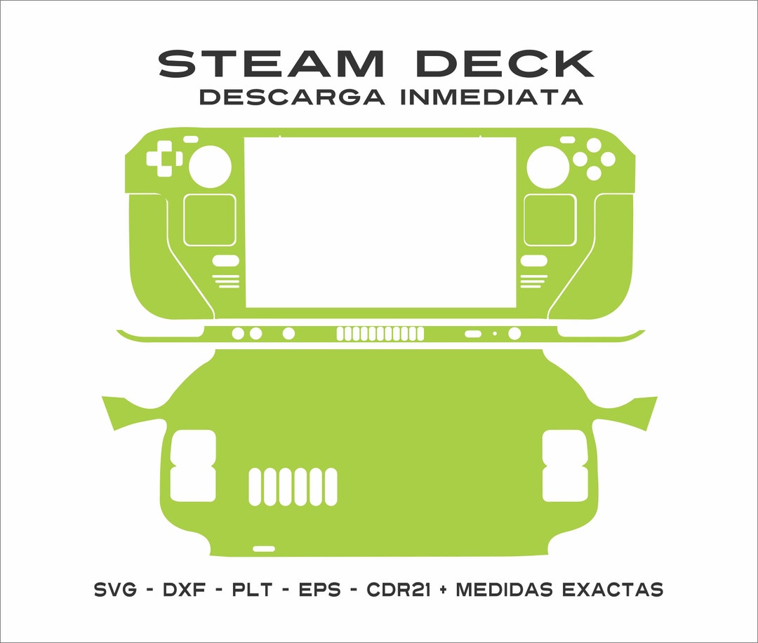Lay Layページ　Steam Deck Steam Deck Console Full Wrap Skin Cutting Template, Steam Deck