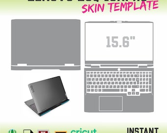 Lenovo LOQ 15APH8 15.6" Laptop Skin Cutting Template Full