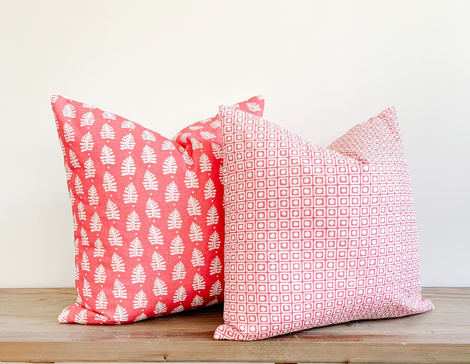 Pink Geometric Designer Pillow Cover Decorative Pillow Cover Etsy