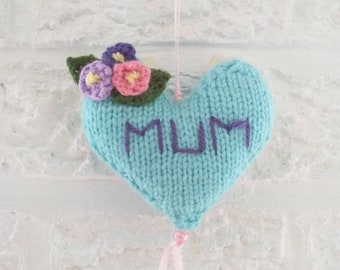 Hanging heart for Mum