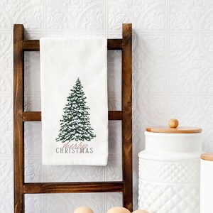 Christmas Tree Tea Towel, Christmas Dish Towel, Holiday Tea Towel, Farmhouse Christmas, Christmas Tea Towel, Dish Towel