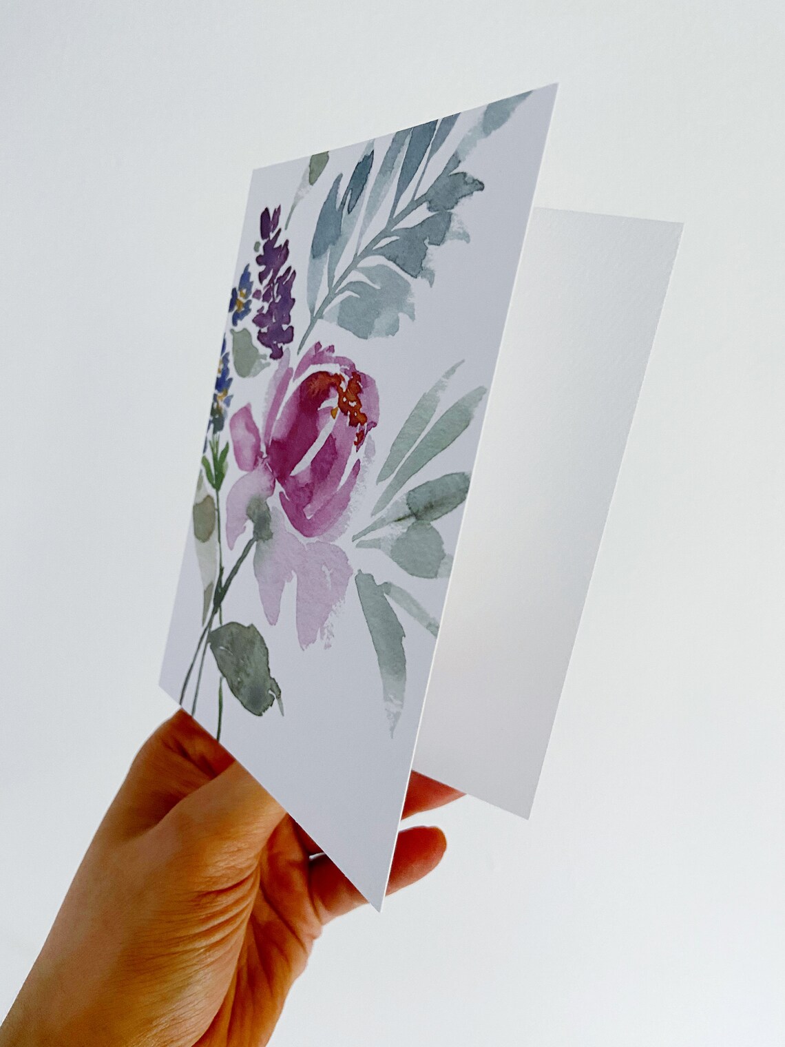 Sweet Grace Floral Note Cards | Watercolor Flowers Notecards | Blank ...