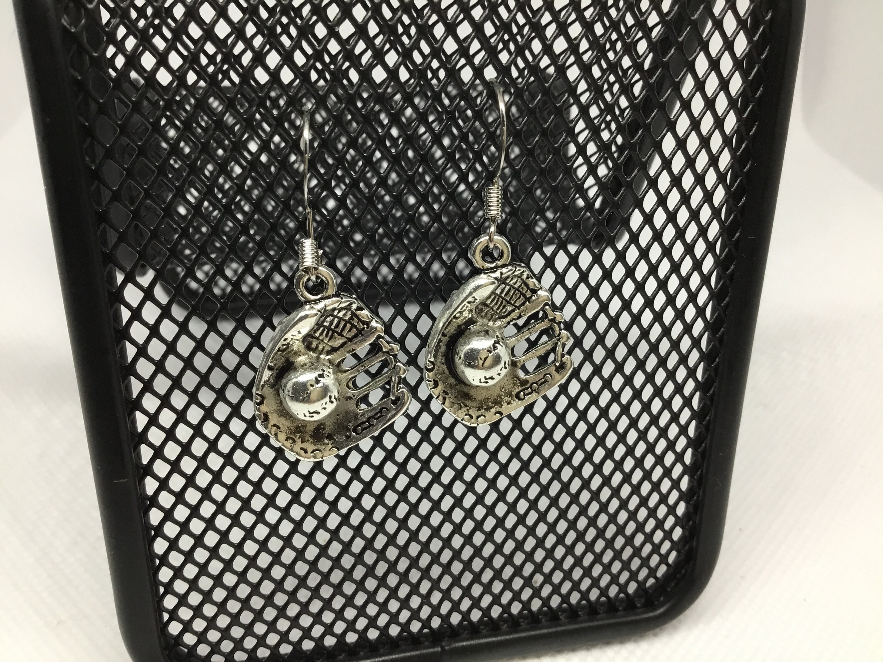 Baseball earrings baseball glove sports earrings Etsy.de