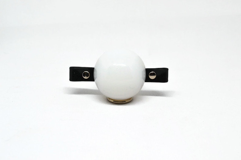 Zusatzball für den 13 in 1 Harness Ballknebel in schwarz PVC Vegan Bild 4