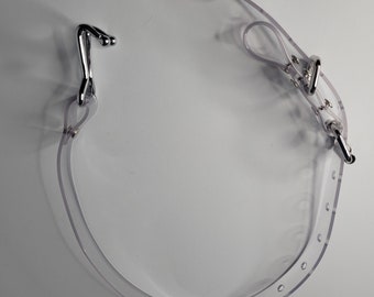 Nose hook in clear PVC Type 2