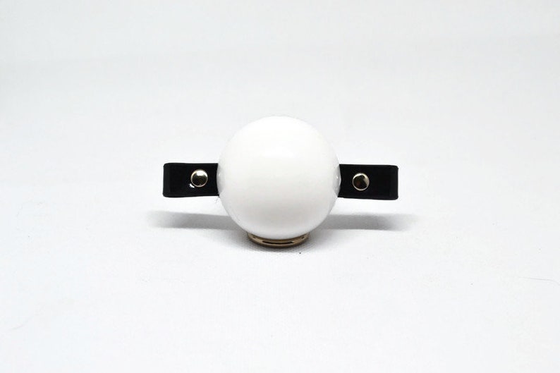 Zusatzball für den 13 in 1 Harness Ballknebel in schwarz PVC Vegan Bild 5