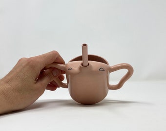 elephant child cup with straw