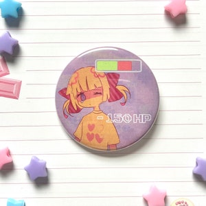 Menhera pin yami kawaii button yamikawaii pin