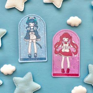 Tenshi Kaiwai Mizuiro Menhera Holo Sticker