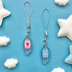 Tenshi Kaiwai Menhera Yamikawaii Bloodbag Phone Charm Keychain