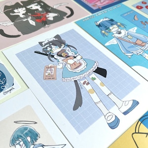Menhera Print A6 Postkarte Yamikawaii Yumekawaii Tenshi Kaiwai