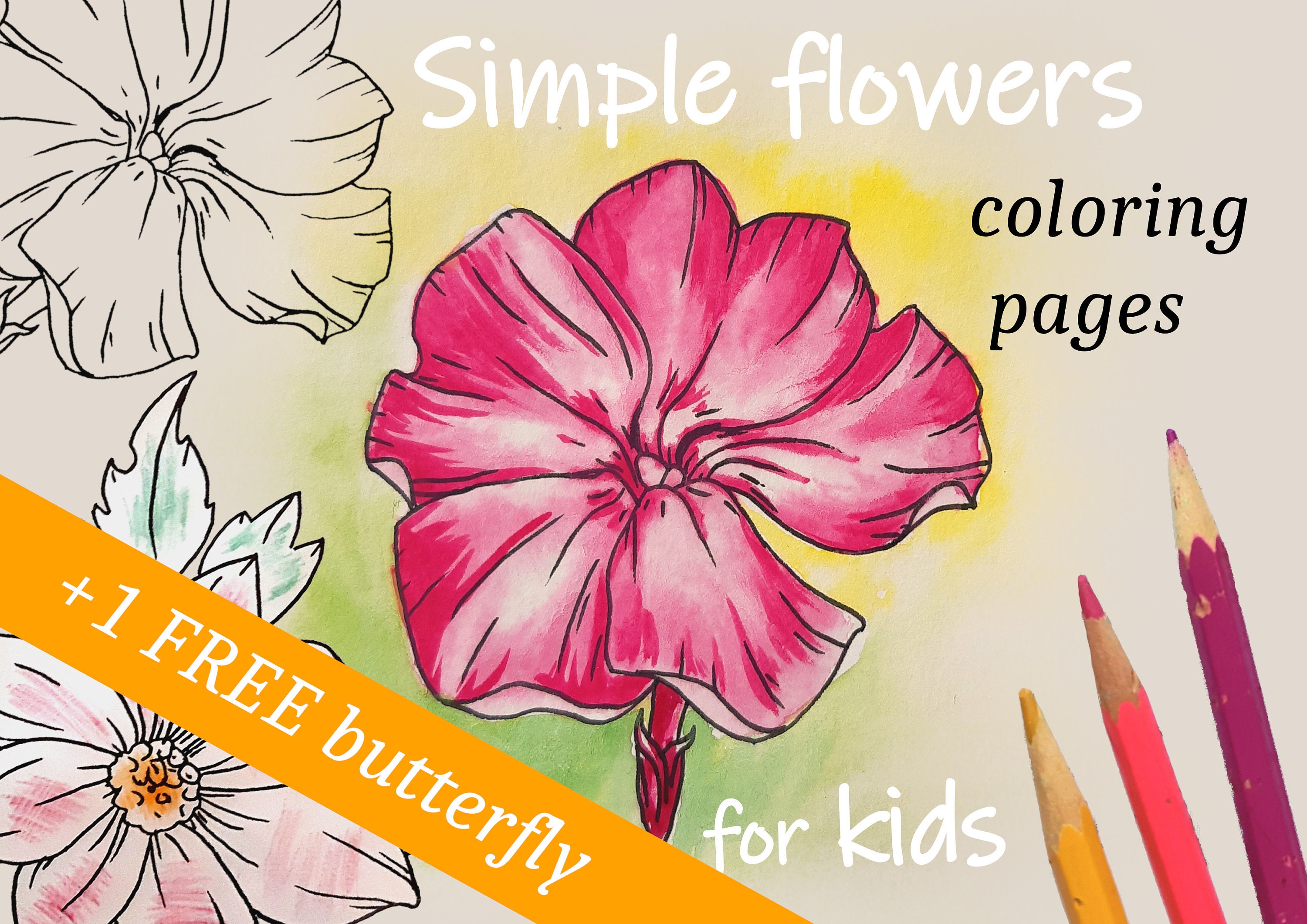 Free Printable State Flower Coloring Pages