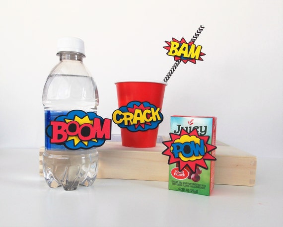 Superhero Baby Shower Decoration Superhero Party 8 Ct Superhero