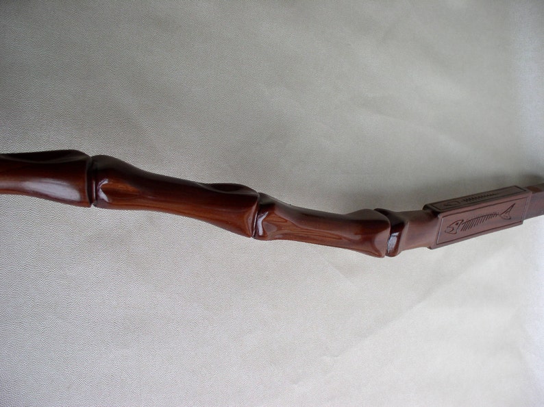 Hand Carved African Mahogany Wooden Boat Sailboat Tiller ...