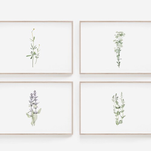 Horizontal Prints Digital DIY PRINTS Set of 4 Prints Etsy