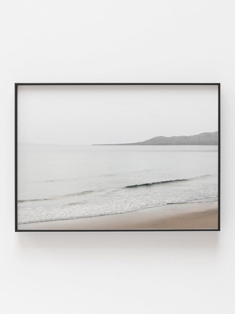 Beach Print Horizontal Print Horizontal Wall Art Art Print Etsy