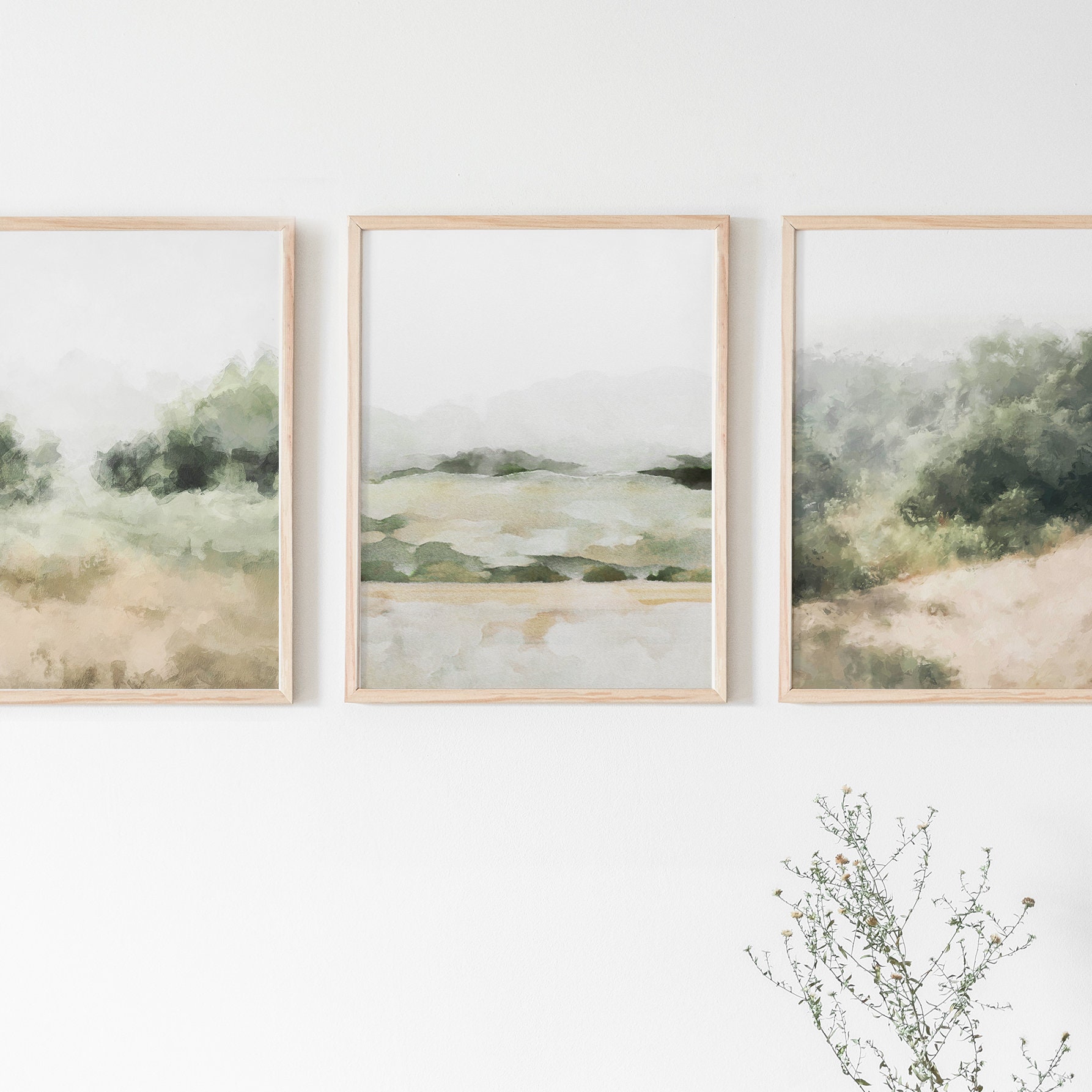 Set of 3 Prints DIGITAL Prints Wall Art Farmhouse Prints Etsy