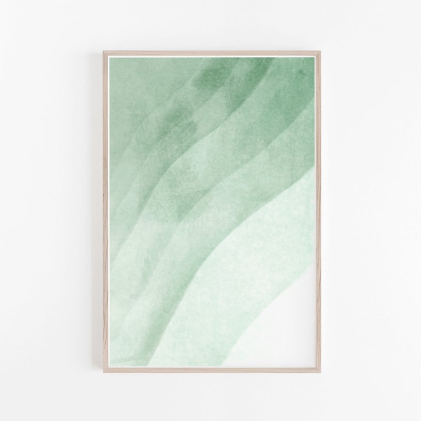 Green Wall Art, Digital Print, Wall Art, Mint Green Art, Green Print, Abstract Wall Art, Abstract Art, Wall Decor, Digital Download, Prints