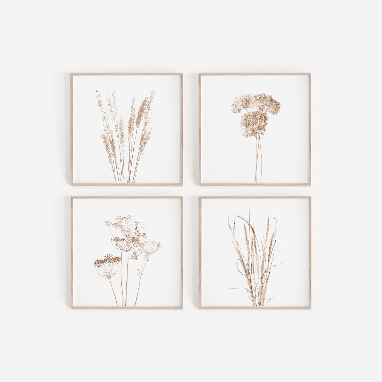Wall Art Digital Prints Set of 4 Prints Square Prints Etsy